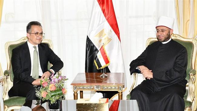 رئيس لجنة المنظمات الدينية بـ أذربيجان لوزير الأوقاف: نشكر الرئيس السيسي على اختياركم 