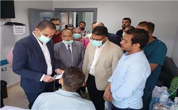 بعد اندلاع حريق.. نائب وزير الصحة يتابع النقل الآمن لمرضى مستشفى السادات المركزي
