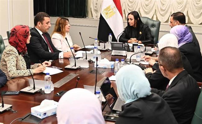 وزيرة التضامن تلتقي المشرف على المجلس القومي للأشخاص ذوى الإعاقة