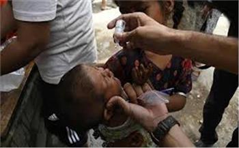 مؤتمر صحفي لإطلاق حملة التطعيم ضد شلل الأطفال بقطاع غزة