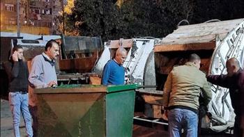   رفع 240 طن مخلفات في حملة نظافة مسائية بالمنصورة