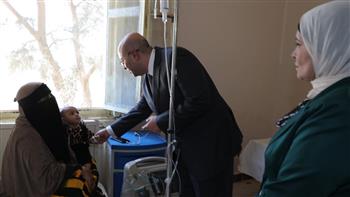   محافظ بني سويف يتفقد مستوى الخدمة خلال زيارته لـ مستشفى الفشن المركزي
