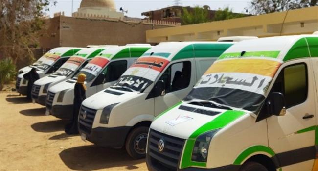 فحص 1160 شخصا ضمن قافلة طبية بطنطا