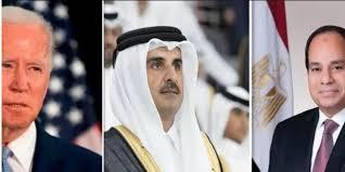 بيان مشترك لقادة مصر و الولايات المتحدة وقطر  
