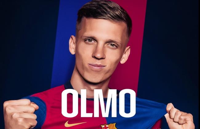 برشلونة يعلن تعاقده مع داني أولمو حتى 2030