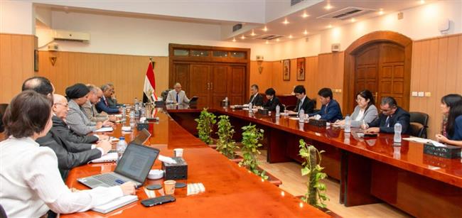 وزير الري يبحث مع سفير اليابان التعاون بين البلدين 