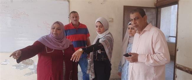 نائبة محافظ القليوبية تتفقد المدارس استعداداً للعام الدراسى الجديد 