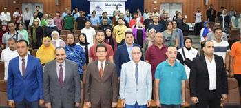 رئيس جامعة بنها يشهد ختام المهرجان الرياضى لجامعات الدلتا 