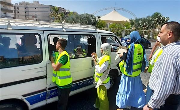 حزب المصريين بـ الغردقة ينظم جولات متعددة احتفالا بـ المولد النبوى الشريف