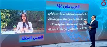 القاهرة الإخبارية: خطة الاحتلال لتهجير سكان شمال غزة وتحويله لمنطقة عسكرية