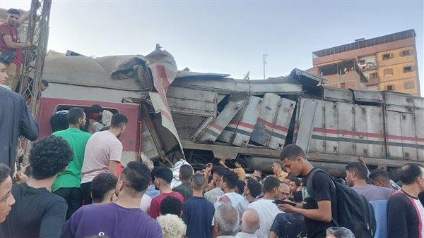 أمها وشقيقتها بين الوفيات.. مأساة فتاة مع حادث تصادم قطاري الشرقية