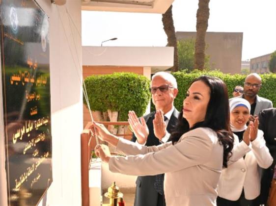 وزيرة التضامن تفتتح أعمال تطوير مجمع خدمات متعددي الإعاقة بـ الطالبية