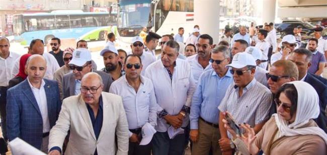 جولة تفقدية لمحافظ الإسكندرية للمخطط الاستراتيجي لشبكة الطرق 