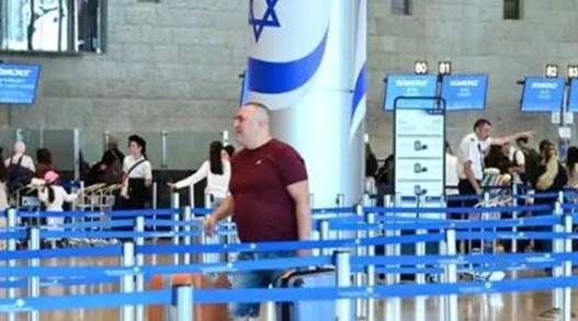 إضراب إسرائيل .. حالة من الفوضى في مطار بن جوريون