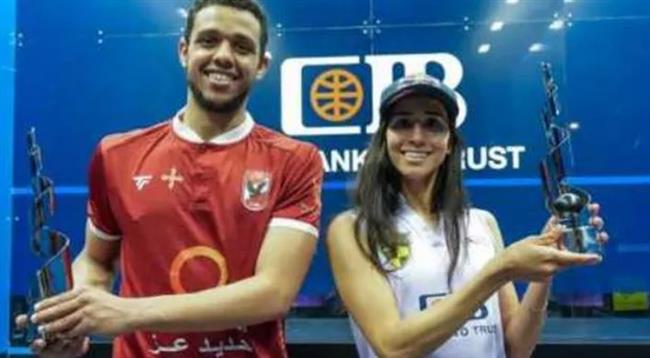 مصطفى عسل ونوران جوهر يتأهلان لنهائي بطولة باريس للاسكواش 
