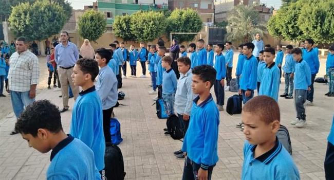 انتظام العملية التعليمية في المنيا تزامنا مع انطلاق العام الجديد 