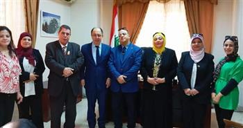 حزب تحيا مصر يزور السفارة اللبنانية ويقدم العزاء لأسر ضحايا القصف الإسرائيلي الغاشم 