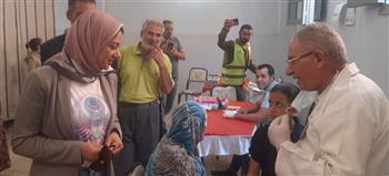 " نائبة المحافظ " تتفقد القوافل الطبية بالمبادرة الرئاسية "بداية" بالقليوبية 