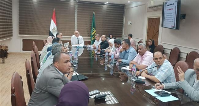 محافظ القليوبية يعقد اجتماعا لمتابعة ملف تقنين أملاك الدولة 