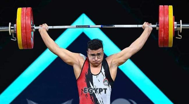 محمود حسني يحصد 3 ميداليات ببطولة العالم لرفع الأثقال تحت 20 سنة بإسبانيا 