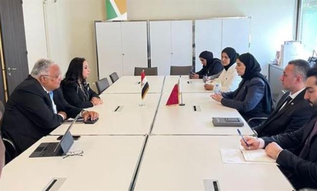 مايا مرسي تلتقي وزيرة التنمية الاجتماعية والأسرة بدولة قطر
