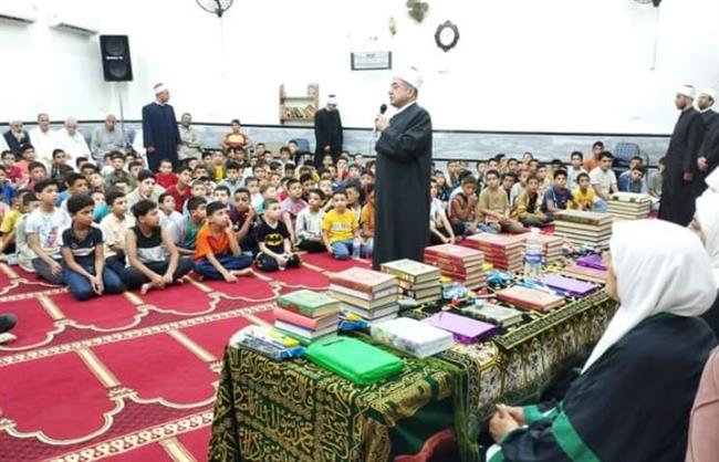 بحضور 300 طفل .. أوقاف القليوبية تنظم لقاء الجمعة ..صور