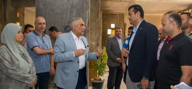 القائم بأعمال رئيس جامعة طنطا يشدد على سرعة الانتهاء من أعمال الصيانة 