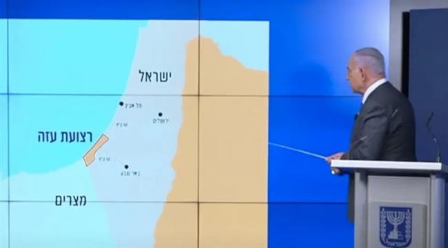 الخارجية الفلسطينية تعلق على استخدم نتنياهو خريطة تُظهر "ضم الضفة الغربية"