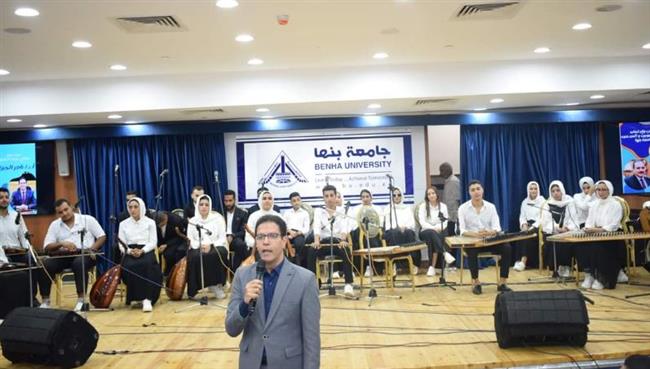 رئيس جامعة بنها يشهد حفل مواهب مركز الموهوبين والمبدعين