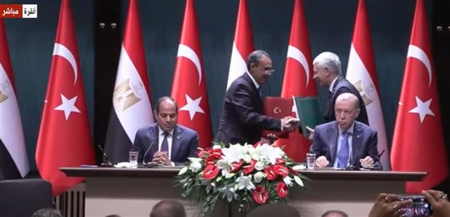 مصر وتركيا توقعان مذكرة تفاهم في مجال السياسة التنافسية