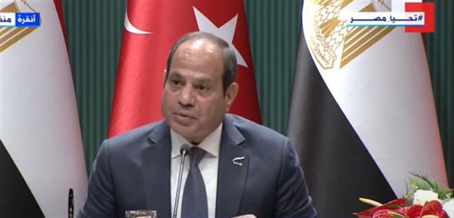الرئيس السيسي للشعب التركي: أحمل إليكم من مصر وشعبها أطيب مشاعر الود والمحبة