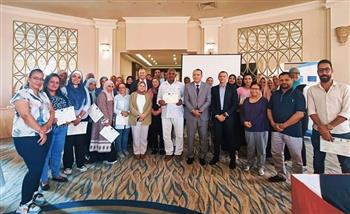 أسوان ..ختام الدورة التدريبية لمشروع الدعم الفني بالتنمية المحلية