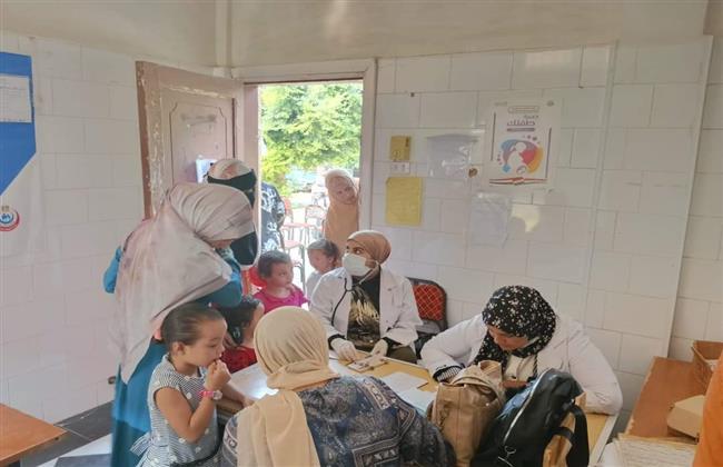 قافلة طبية جامعية لـ قرية شريف باشا بمحافظة بني سويف