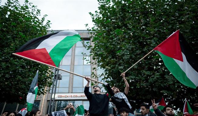 تجمع دعمًا لـ فلسطين ينطلق في ساحة الأمة في باريس