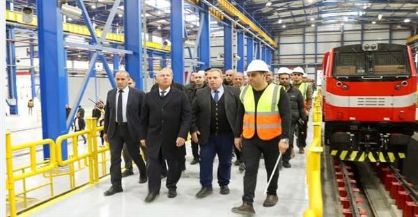 وزير النقل يتفقد مشروع إنشاء ورشة صيانة جرارات GE الجديدة في مهمشة
