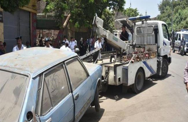 رفع 38 سيارة ودراجة نارية متروكة ومتهالكة من الشوارع بحملات مرورية