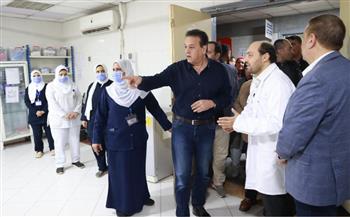   وزير الصحة يتفقد مستشفى جراحات اليوم الواحد بمركز أشمون