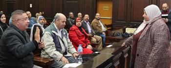   انطلاق فعاليات برنامج "مناهضة العنف ضد المرأة لموظفات وموظفي محكمة حلوان الابتدائية"