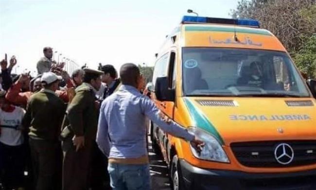 إصابة 8 أشخاص فى حادث تصادم ميكروباص مع تروسيكل بالمنصورة