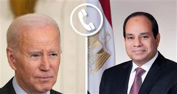   السيسي وبايدن يبحثان جهود الوساطة للتوصل لاتفاق وقف النار بـ غزة
