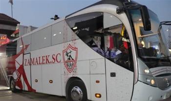   حافلة الزمالك تصل ستاد القاهرة لمواجهة حرس الحدود بالدوري