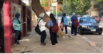 طلاب الشهادة الإعدادية يبدأون الامتحانات بالجيزة