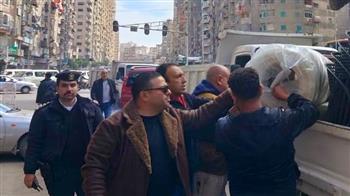   تكثيف حملات إزالة الإشغالات والتعديات بأحياء الإسكندرية 
