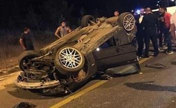 بالأسماء.. 11 مصابا في حادث انقلاب سيارة بطريق "قنا - سفاجا"