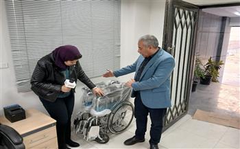   كراسي متحركة لذوي الهمم وكبار السن بمركز تموين الإسكندرية الجديد
