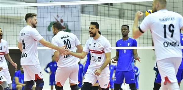 الزمالك يهزم الهلال الليبي ويتأهل لربع نهائي البطولة العربية للطائرة
