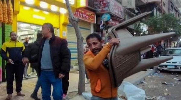 التحفظ علي 542 حالة إشغال متنوع بأحياء منتزة أول وشرق والجمرك وغرب والعجمي