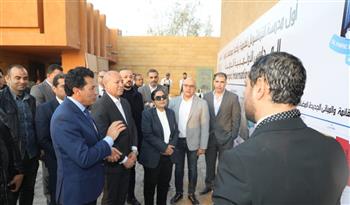   وزير الرياضة ومحافظ القاهرة يتفقدان الأعمال الإنشائية بالمدرسة الأوليمبية الدولية