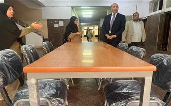   نائب رئيس جامعة الزقازيق لشئون التعليم والطلاب يتفقد المدن الجامعية لبحث سبل التطوير