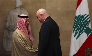 الرئيس اللبناني: زيارة وزير الخارجية السعودي "رسالة أمل" لبلادنا